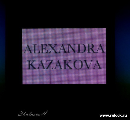 Alexandra Kazakova Volvo Fashion Week